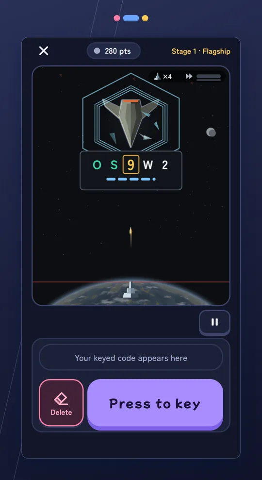 Game screen
